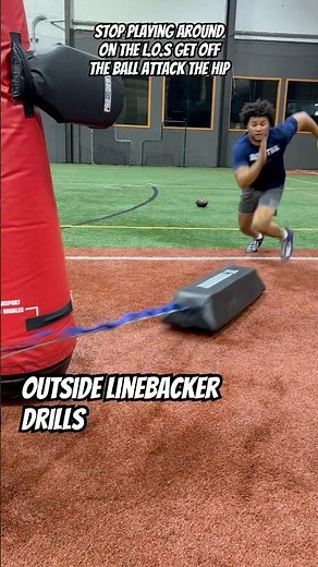 4 simple yet effective outside linebacker drills you can add to your routine! #OLB #ProLimitAthletes