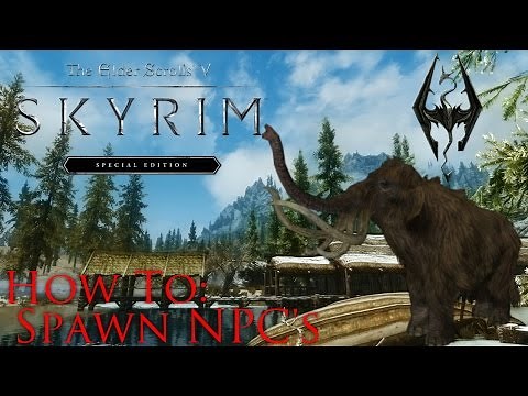 Skyrim Renastered(SE): How To Spawn Enemies(NPC's) | Console Commands Guide Pt.1