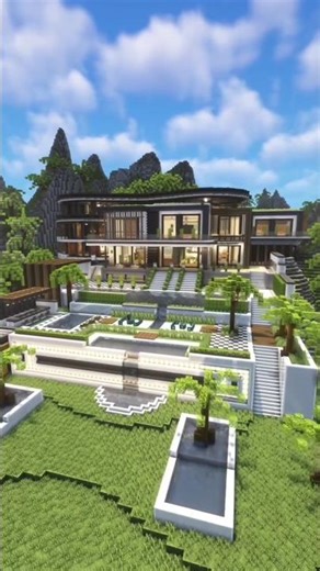 Minecraft Morden house 😍 #minecraft #minecraftbuilds