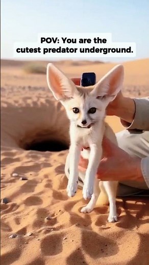 Inside a Real Fennec Fox Burrow — First Person Desert Colony Footage 🎥