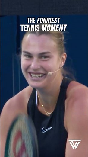 When Novak Djokovic & Sabalenka Played Tennis With a Mic! 😂 #Djokovic #Sabalenka #FunnyTennis