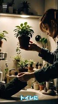 トイレに置くと“運気が上がる植物”と“下がる植物”の決定版！知らないと危険… #観葉植物 #プチ知識 #インテリア