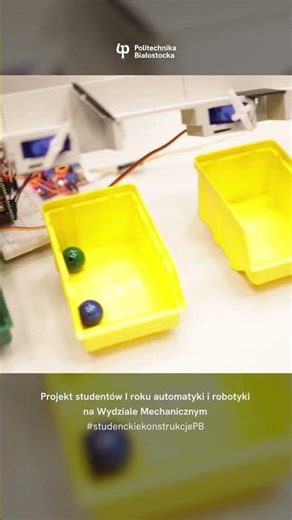 Color sorter. A project by students of the Faculty of Mechanical Engineering at the Białystok Uni...