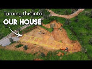 Building Our House Start To Finish | Episode 1: Site Prep and Digging Footings
