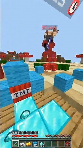 Traping in Cubecraft Bedwars 😱