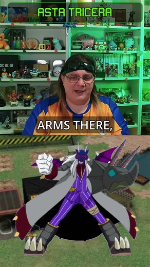 Astamon Xros up Triceramon - Daily Digimon Review