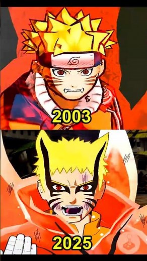 Naruto's Kyuubi Mode Evolution (2003-2025)