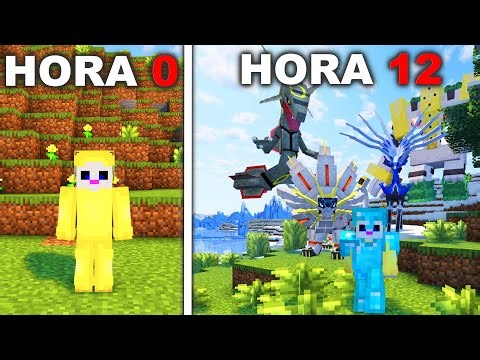 INTENTÉ CONSEGUIR UN EQUIPO LEGENDARIO EN 12 HORAS || COBBLEMON