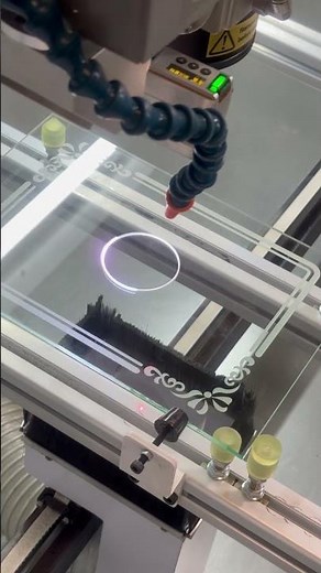 Glass Laser Drilling Hole Machine #Glass #Mirror #Laser #GlassCutting