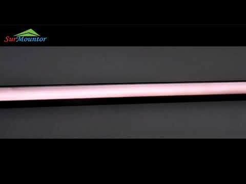 led aluminum profile with black diffuser