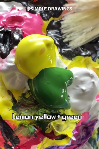 This Simple Acrylic Painting Feels Like Freedom 🌿 #painting#acrylicpainting #shors