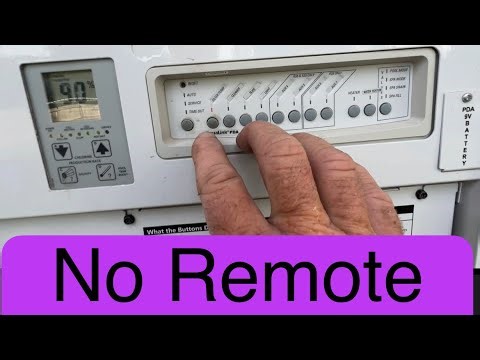 Lost remote; How to turn on pool without remote. Jandy RS PDA not working
