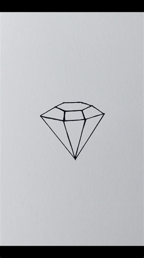 Art fun with pushplata on Instagram: "Sketching something unbreakable 💎💎💎 #art #drawing #diamonddrawing #sketch #artistsoninstagram"