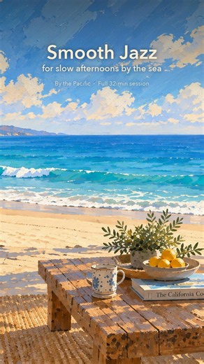 Smooth Jazz for Slow Afternoons 🌊 California Coast