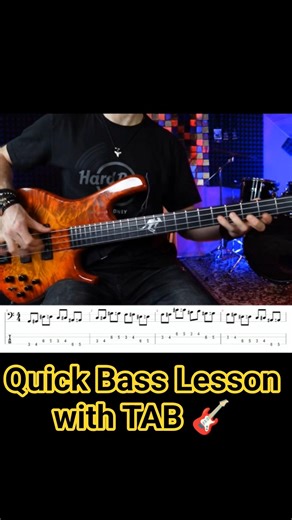19. Quick Bass Lesson with TAB #QuickBassLesson #BassLesson #BassPractice #FingerExercise #Bass