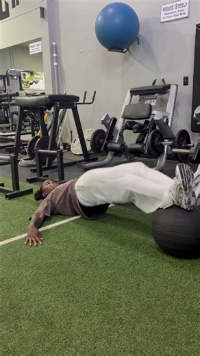 Stability Ball Hamstring Curls