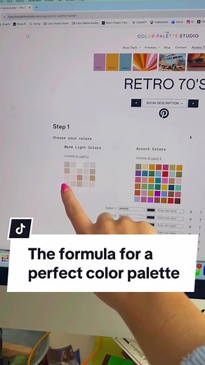 The formula for a perfect brand color palette 🎨 You need at least… -1 light neutral (beige, white, cream, grey) -1 dark neutral (black, brown, navy, charcoal) -1 bold/accent color Each design style has its range of shades, but the formula is the same for EVERY single palette. 🎨 #colorpalette #colorpalettes #graphicdesign #graphicdesigner #canva #adobeillustrator