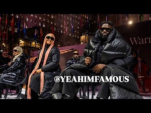 Tobe Nwigwe + Fat Nwigwe Fye Fye LIVE in NYC for Moncler Warmer Together Launch Rockefeller Center