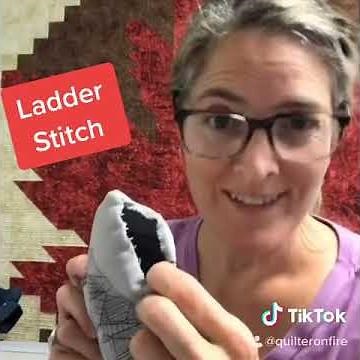 Learn the Quick and Easy Ladder Stitch