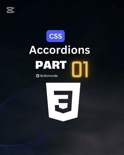 Accordions part 01 (css) 🔥🔥 get code in description 😎 #button code