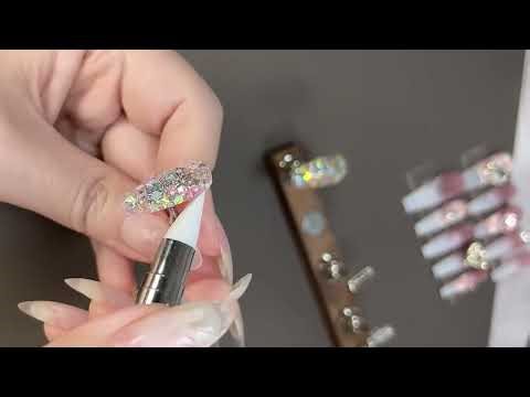Easy DIY Glitter Nail Tutorial at Home | 3D Glitter Nail | Day 30