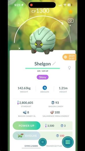 Shiny Catches - Shelgon!