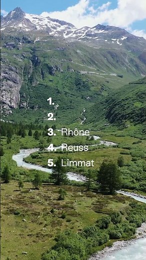 The longest river in Switzerland? 🇨🇭
