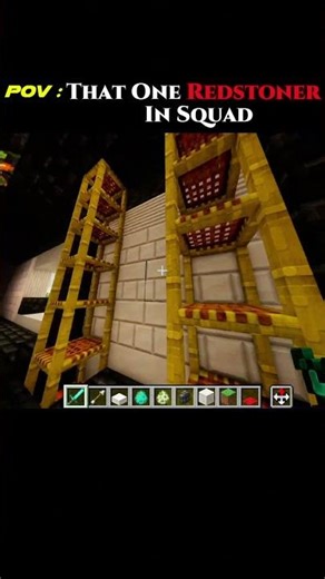 That One Redstoner In SMP ! #minecraftshorts