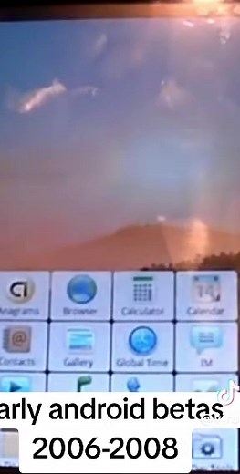 Early Android versions #android #fyp #viral #techtok #nichetok | android beta