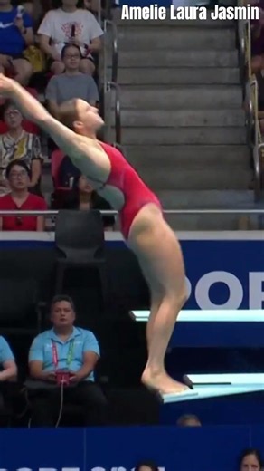 Stunning 3m Springboard Dive #shorts #womenssports