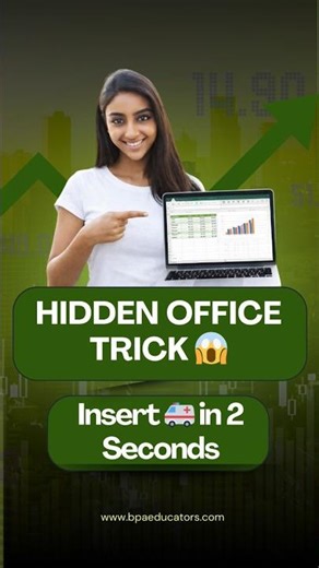 Insert 🚑 Ambulance Emoji in Word Instantly | Hidden Office Shortcut