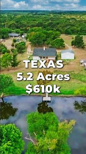 5.2 Acres of TEXAS Land for Sale with Home & Workshop near McKinney, TX • LANDIO