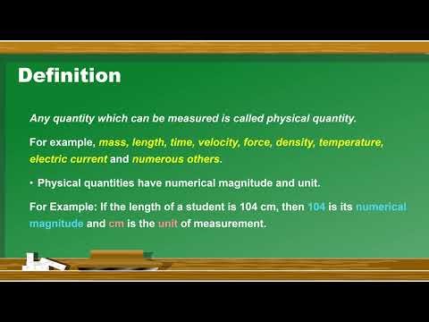 Physical Quantities & Measurement | Base and Derived Quantities | Class 11 Physics