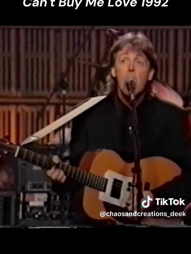 Paul McCartney Live 1992: Can't Buy Me Love Acoustic Version