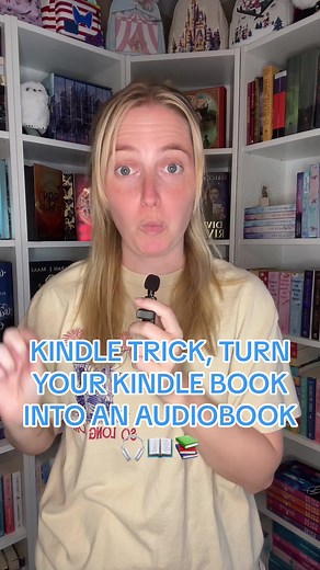 Turn Your Kindle Book Into an Audiobook! 🎧📖