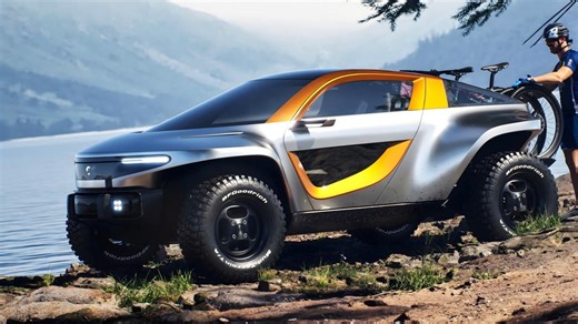 El futurista todoterreno eléctrico para los amantes del deporte al aire libre