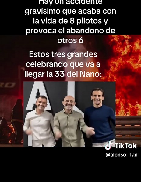 Celebrando la llegada de la 33 de Fernando Alonso