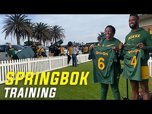 SPRINGBOKS TRAINING in Gqeberha ahead of 2nd ITALY TEST | Springbok Training 2025