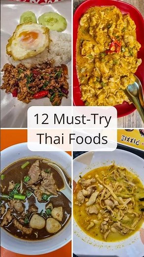 12 Must-Try Thai Foods