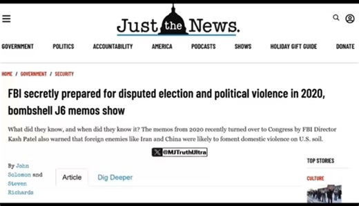 RT @Real_RobN: Here it is: 🚨 Newly hidden FBI documents released by @FBIDirectorKash CONFIRM: The FBI staged January 6 five months befo…