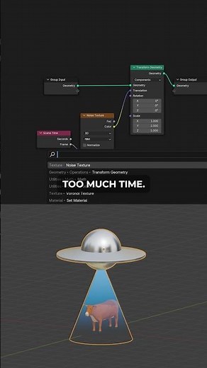 How to create simple procedural animations using Geometry Nodes. #b3d #blender3d #geometrynodes