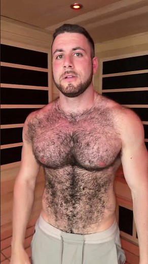 Hairy in the sauna