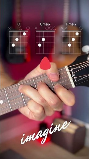 imagine guitar tutorial - john lennon