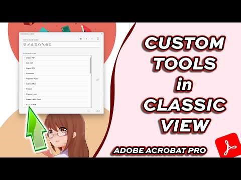 How to Customize the Quick Toolbar in Classic View in Adobe Acrobat