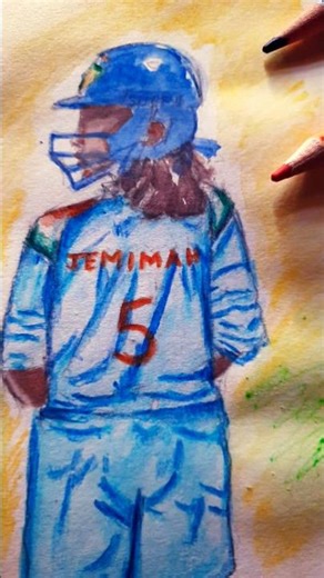 #shorts #ytshorts #trending #art #wwc2025 #jemimahrodrigues #worldcupcricket #hype #cricketlovers