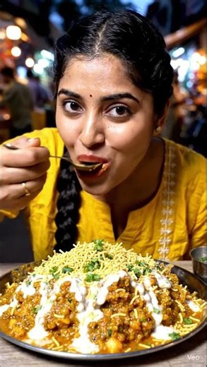 The Ultimate Loaded Chat Platter! 🤤 Spicy & Tangy Indian Street Food