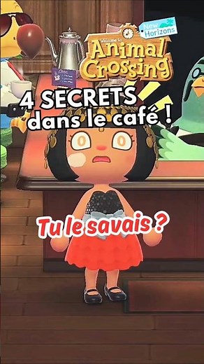 4 SECRETS at the CAFÉ 😱 in Animal Crossing #animalcrossing #acnh #animalcrossingnewhorizons