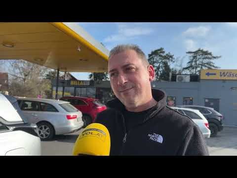 "Viel mehr Autos als sonst", meint Tankstellenbetreiber Sercan Kilic