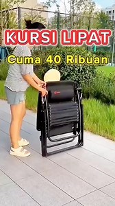 Kursi Lipat Outdoor Beban 150KG Kursi Santai Kain Oxford Bangku Lipat Kursi Lipat Portable Cek harga termurah dikolom komentar #reels | Kabar Viral New