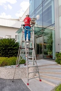 Faraone PLS Telescopic Platform Ladder - Material Handling Equipment & Ladders | Industrial Equipment | Springwell Industries Singapore